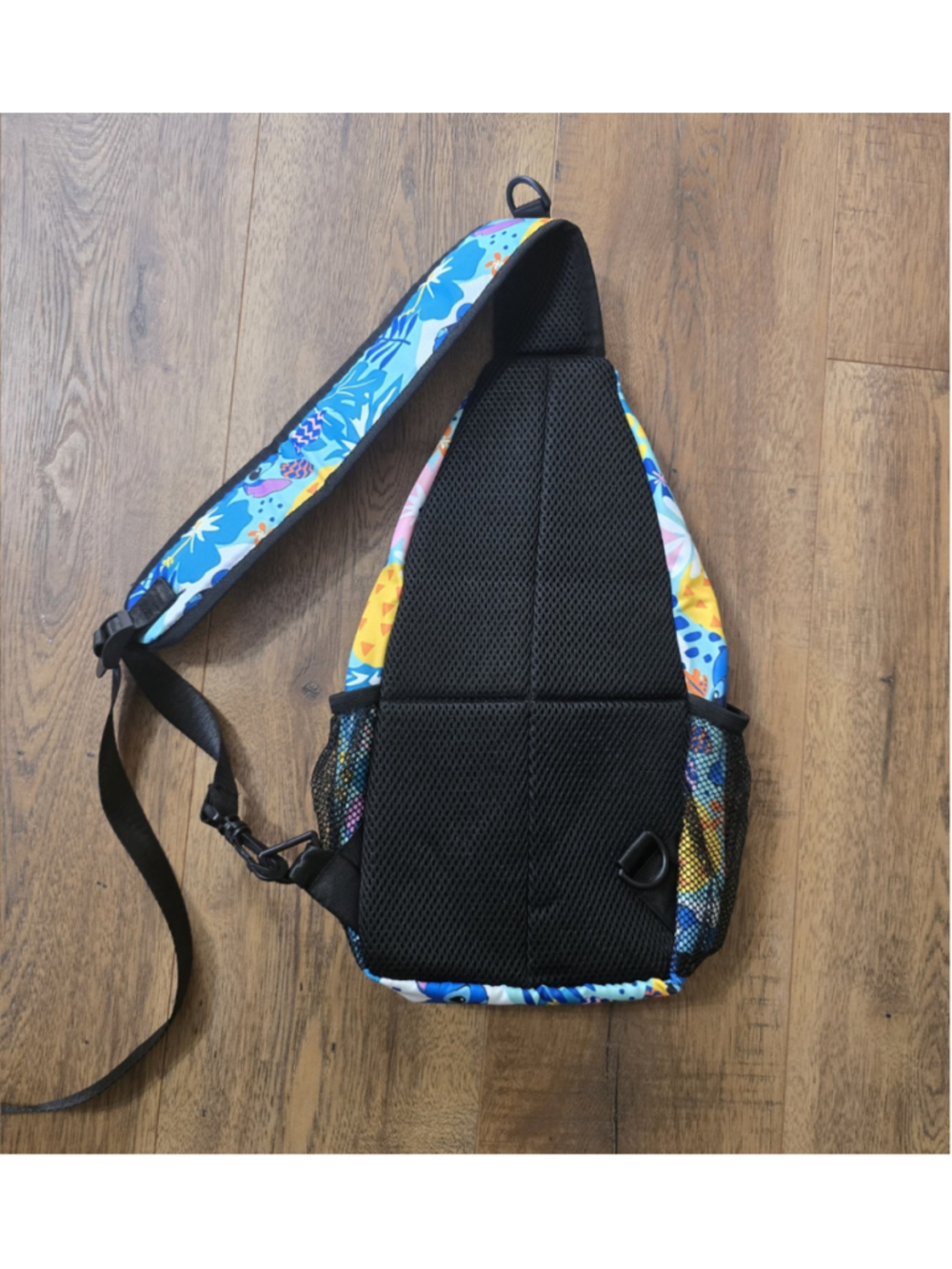 Stitch Print Sling Backpack - Picture 4 of 8